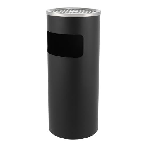 Zengrice Standaschenbecher 15L Edelstahl Schwarz