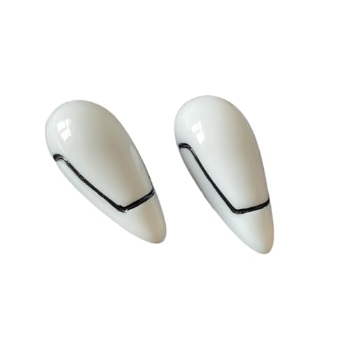 Anime Hair Clips Asuka Langley Soryu Ayanami Rei Cosplay Headwear Hairpins Accessories (White)