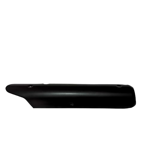Image of EAZ Sliencer Plate Cover for Royal Enfield Classic Standard Electra (Black, BS6)
