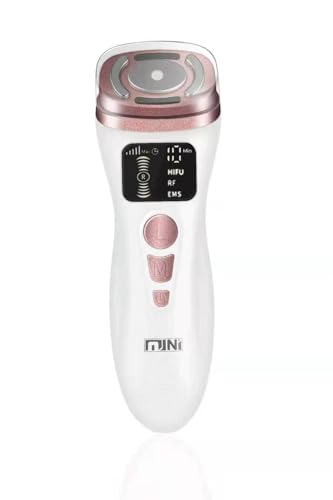 Mini HIFU - Dispositivo de belleza ultrasónico RF mejorado con tecnología de masaje facial EMS, utilizado para rejuvenecer la piel antiarrugas, levantar, reafirmar y eliminar