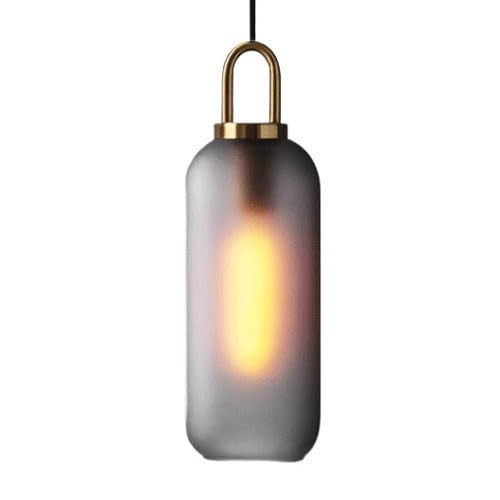 Suspension nordique en verre luminaire idéal pour balcon et restaurant cosy