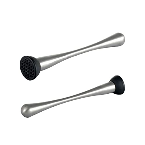 PRETYZOOM Cocktail Enthusiast's Must-have: Stainless Steel Muddler Stirrer Muddling Tool for Drinks