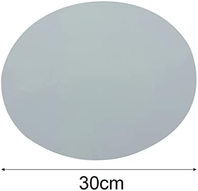 Pet Food Mat Food Grade Silicone Pet Feeding Mat Round Pet Placemat Mat for Pet Feeding Heat Insulated Non-Skid Spill Proof