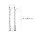 Long Bobby Pins 2.75 Inch Jumbo Hair Pins with Cute Case, 100 CT Bobby Pins for Buns, Premium Hair Pins for Kids, Girls and Women, Great for All Hair Types (Silver)