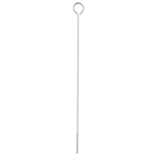 1 Pc Parrot Bird Fruit Vegetable Holder Skewer, Stainless Steel Parakeet Food Stick Foraging Toy Animal Treating Tool, Pet Chicken Vegetable Hanging Feeder(L) - Thumbnail 4