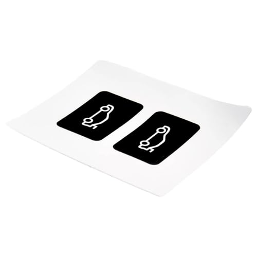 Autocollants bouton pour BMW F30 F10 F20 réparation intérieure noir