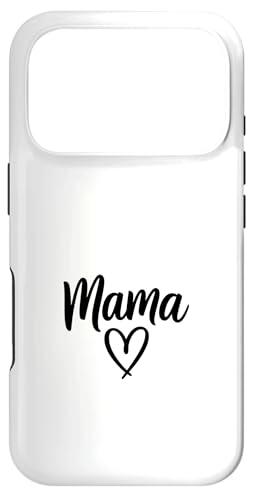 Mama Heart Design - Simple Aesthetic Mom ���p �X�}�z�P�[�X iPhone 17 Pro �p
