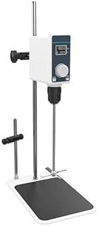 CNYST Digital Overhead Stirrer Electric Overhead Mixer with Brushless Motor Max Amount of Stirring 10L 100-2000 RPM Max Torque 15 N.cm Max Viscosity 8000 mPas Adjustable Speed