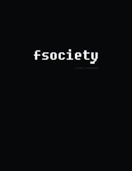 Paperback fsociety: Lined Journal Book
