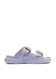 D.Franklin Sandalias Abiertas de Mujer Hebilla Ajustable Vibe Morado - Sandalias deportivas planas cómodas para verano - Talla (40) - Modelo Buckle