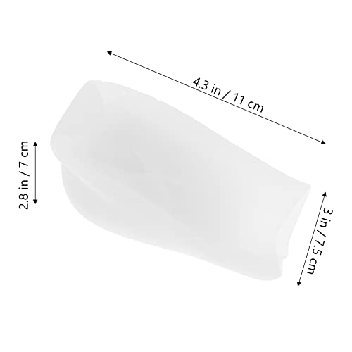 Plantillas elevadoras de talón de silicona invisibles 2.8 pulgadas miniatura 4