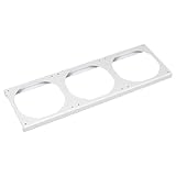 DEKKRYNFV 15-mm Lüftererhöhungshalterung aus verzinktem Stahl für 12-cm Gehäuse in Videobearbeitungs Workstations, PC Kühlung, Upgrades, Abstandshalter für Computergehäuse