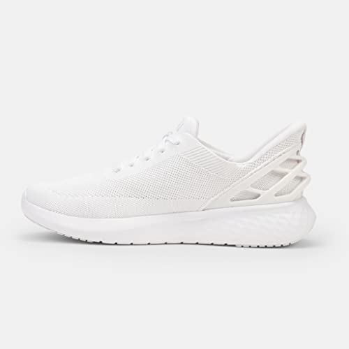Kizik Athens White Wide M15/W16.5 Slip-On Sneakers, Casual Shoes For Women And Men, Comfortable Women And Men Shoes For Work, Walking, The Office, And More, Womens And Mens Slip On Sneakers #TOP4