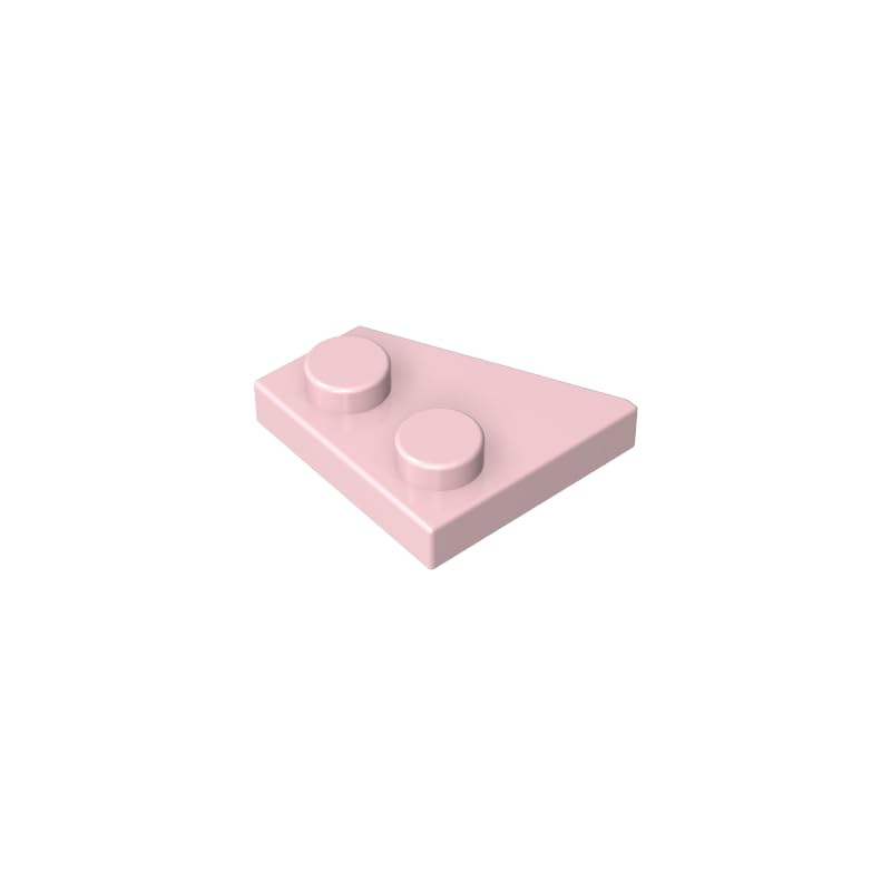 XYEIUGO 24307 Circular Plate Wedge Plate 2x2 Right, light pink, 50 PCS — image 1