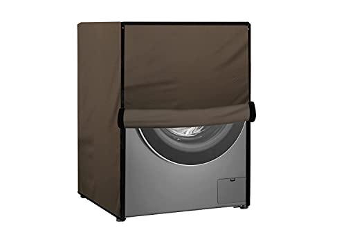 Star Weaves Waterproof Front Load Washing Machine Cover Compatible for LG 8 kg & 9 Kg (Beige)