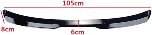 Spoiler de coffre arrière pour VW Polo avec finition noire ajustée et précise