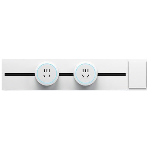 Pista de socket de alimentación, Tira de alimentación | Carril de banda eléctrica flexible,Adaptadores extraíbles extraíbles para muebles