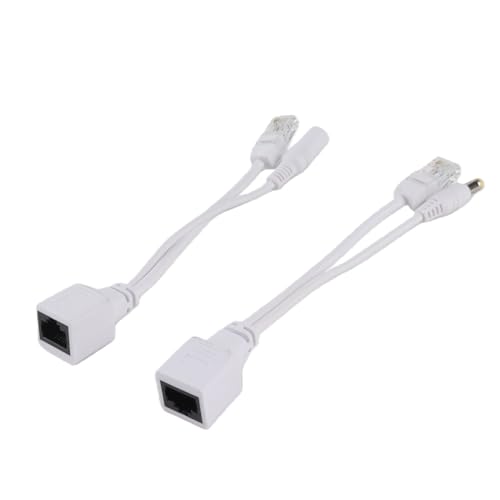 Kit pasivo de divisores y inyectores PoE blanco duradero para dispositivos de red inalámbrica miniatura 5