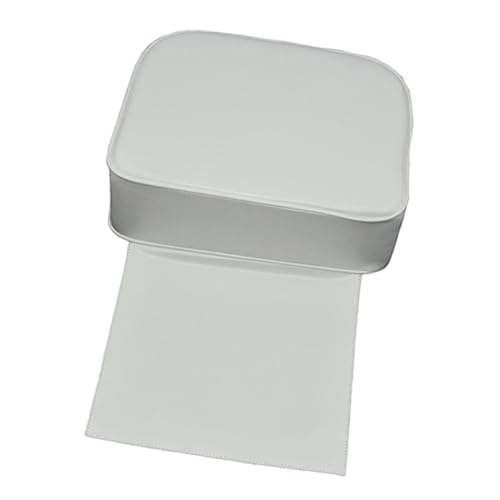 Fenteer Silla de Peluquero para Niños, Equipo de Salón SPA, Esponja Cómoda Y Suave, Funda de PU, Cojín Potenciador de Corte de Pelo para Niños, Blanco, Individual