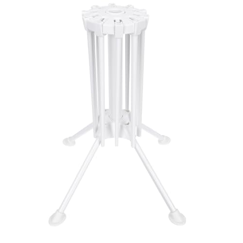 Milisten Séchoir à Pâtes Pliable Blanc en Abs, Support de Séchage pour Nouilles et Spaghettis, Étagère Compacte sans Outils Cuisine, Rangement Facile pour Pâtes Fraîches Ménagères
