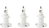 AirsFish Security Camera Wall Mount(3 packs), Adjustable Indoor and Outdoor Wall Mount for Arlo, Arlo Pro, Arlo Pro 2 and Other Compatible Models (White)
