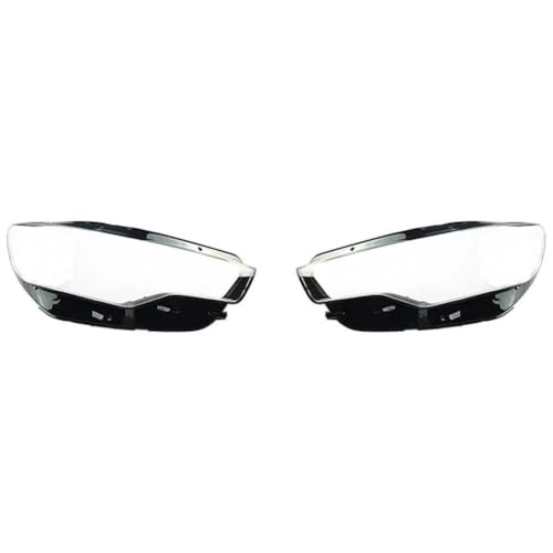 HBDTNTKF Cubierta del Faro Coche para A6 A6L C7 2012 2013 2014 2015, lámpara Pantalla Frontal Máscara De Faros Transparente Impermeable Reemplazo Accesorios, Left and Right