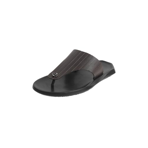 Image of Mochi Men's Faux Leather Flat Thong Chappal