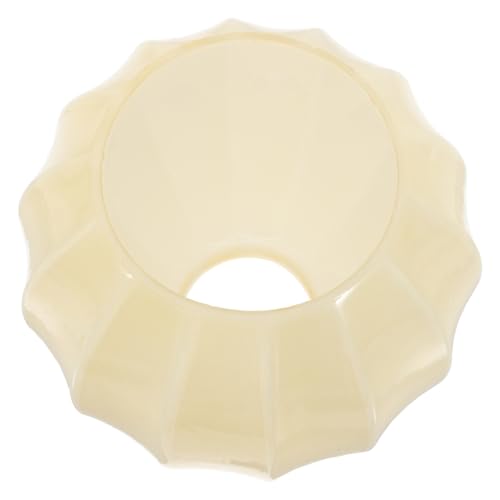 Frcolor 新中式復古ガラスランプシェード 米色 対応 小型吊り下げ灯カバー 照明交換用シェード リビングルーム用装飾的ランプカバー