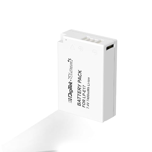 Image of Digitek Platinum (LP-E17 C) 1250mAh Li-ion Battery with Type-C Interface, for Canon EOS 750D Rebel T6i, T7i, EOS 760D, T6s, EOS 800D, EOS 77D, EOS 850D, Rebel T8i, EOS M3, EOS M5, EOS M6, EOS RP