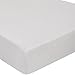 TILLYOU Silky Soft Microfiber Crib Sheet Set, All Seasons Use Breathable Cozy Toddler Sheets for Boys and Girls, 28 x 52in Fits Standard Crib & Toddler Mattress, 2 Pack White & Gray