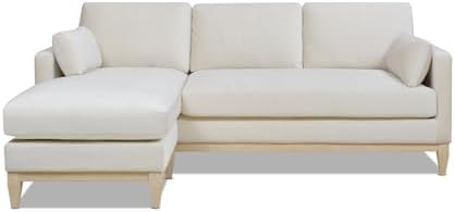 Jennifer Taylor Home Knox 89" Modern Farmhouse Reversible Chaise ...
