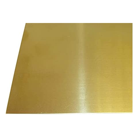 B&T Metall Messingblech 2,0 mm stark aus Ms63 (CuZn37), Oberfläche blank im Zuschnitt Cover