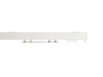 New Edge Blinds White Un-Corded Aluminimum Bendable Curtain Hanging Track