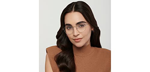 Image of VINCENT CHASE EYEWEAR Zero Power Cut & Antiglare Computer Eyeglasses | Round For Men & Women | Small | VC E13629