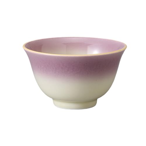 エールネット(Ale-net) 湯呑 煎茶碗 千茶碗 9.2×5.5cm 140cc 紫吹反煎茶 食洗機対応 電子レンジ対応 美濃焼 日本製