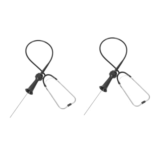 Beatifufu 2pcs Car Mechanical Cylinder Stethoscope Precision Detection Tool for Auto Mechanics and Enthusiasts Easy to Use Diagnostic Instrument for Engine Issues