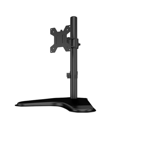 Support moniteur mono-écran en acier robuste avec réglage hauteur