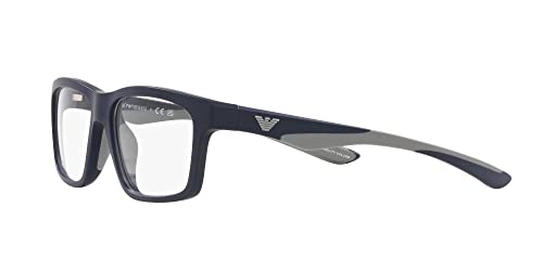 Image of Emporio Armani mens Ea3220u Universal Fit Rectangular Sunglasses