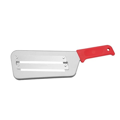 Cortadora de repollo acero inoxidable 2 piezas roja miniatura 1