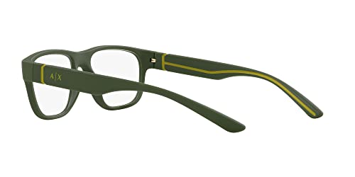 Image of Armani Exchange mens Ax3102u Universal Fit Square Prescription Eyewear Frames