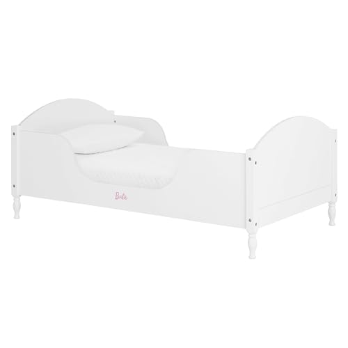 Evolur Barbie Dreamscape Toddler Bed, White