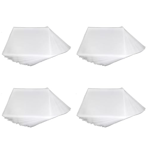 Bolsa de disco de vinilo OPP antiarañazos con gel protector para tocadiscos LP, 200 uds