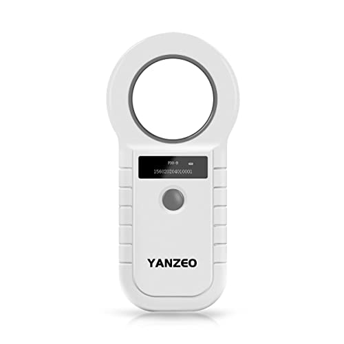 Yanzeo AR180C Haustier-Mikrochip-Lesegerät 134.2KHz Haustier-ID-Lesegerät Katze Hund Mikrochip-Scanner FDX-B(ISO 11784/11785)