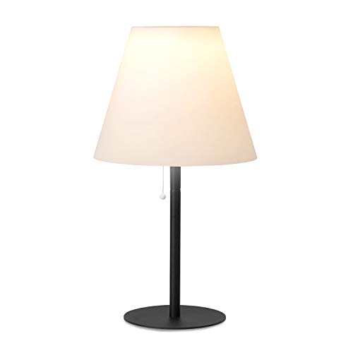 blumfeldt Moody Solar TT - Lampe de Table d'extérieur, Fonctionnement Solaire, 8 Heures d'autonomie, 8 LED intégrées, Protection Contre Les éclaboussures d'eau avec IP65, Blanc