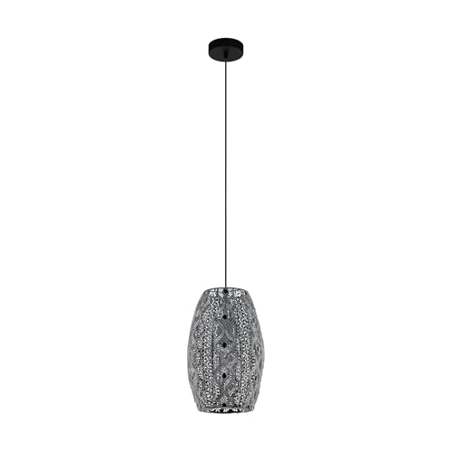 Eglo Suspension Riyadh, lampe suspendue 1 flamme vintage, style oriental et bohème, suspension en...