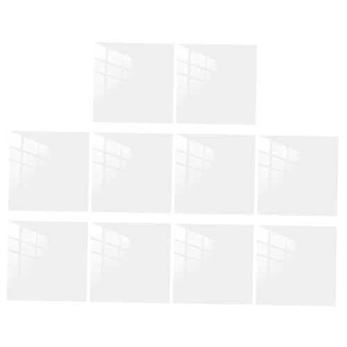 AUTSUPPL Adesivi per Piastrelle Marmorizzate Autoadesivi Antiodore per Cucina e Bagno, Carta da Parati Protettiva, Set da 10 Pezzi 15x15 Cm per Decorazione Murale Resistente All’olio