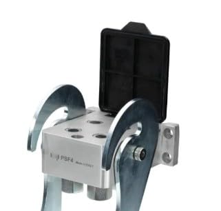 Multikuppler PSF4 15L M22x1,5 Festteil mit Verschlusshebel – Hydraulik Multikupplung für Traktor & Frontlader – Hydraulik Schnellkuppler Festteil für Landmaschinen und hydraulische Anbaugeräte
