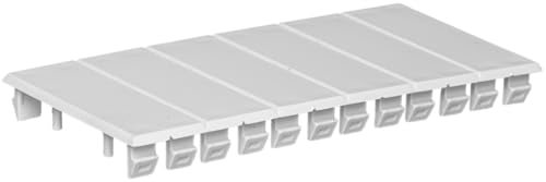 Solera TA1300G - Tapa ciega aislante.Cubre hasta 6 módulos Gris.