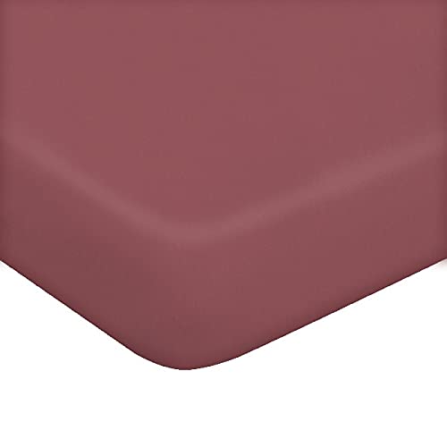 Drap housse doux rose en coton Homemania pour lit deux places 170 X 195cm