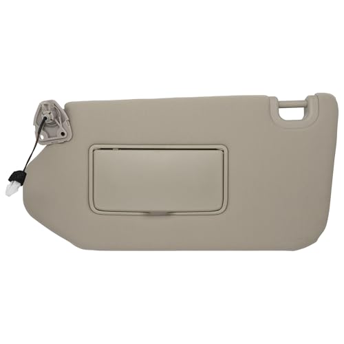 Sun Visor Fits for Nissan Pathfinder 2013-2020 Infiniti QX60 2014-2020 Infiniti JX35 2013 Left Driver Side with Light Replaces 96401-9PB0A Beige